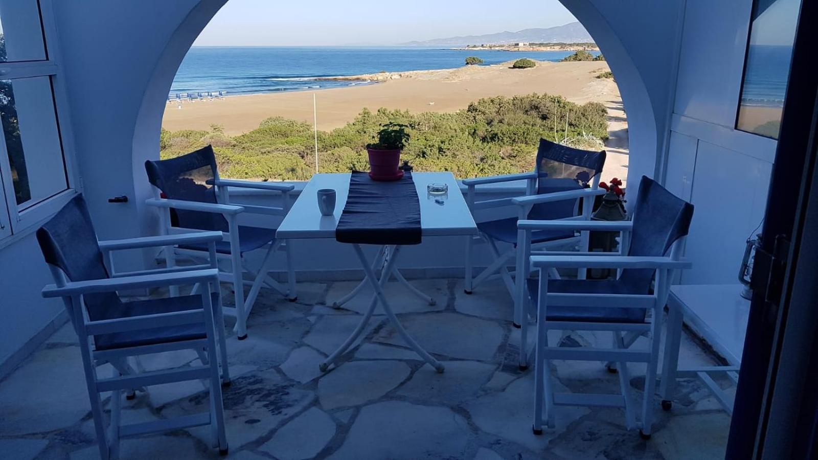 Haus Asterakia Lägenhet Aliko Beach Exteriör bild